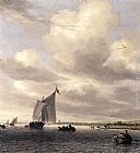 Salomon van Ruysdael Seascape painting